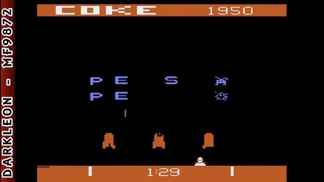 Atari 2600 - Pepsi Invaders (1983) смотреть онлайн