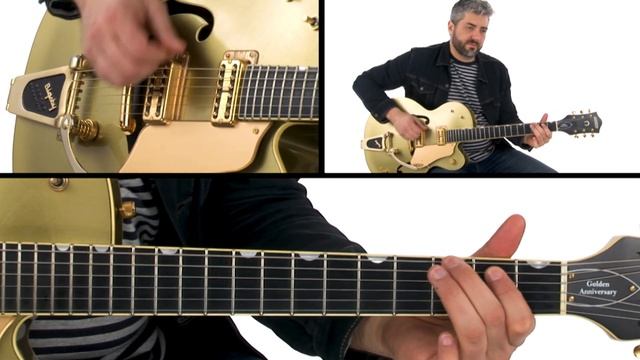 Rockabilly Rhythm Guitar Lesson -  Minor Shuffle Concept - Jason Loughlin