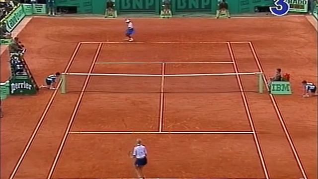 Chanda Rubin Vs Jana Novotna 1995 RG Highlights