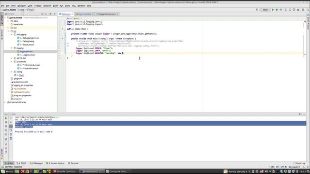 Уроки Java 149: Логирование - loggers смотреть онлайн