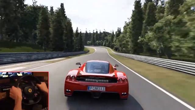 Ferrari Enzo Steering Wheel Gameplay - Project Cars 3 смотреть онлайн