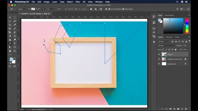 Adobe Photoshop #2 - Simple Tracing Part 1 смотреть онлайн