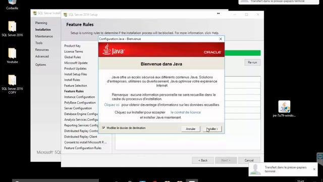 How to Install Oracle JRE 7 Update while installing SQL Server 2016 смотреть онлайн