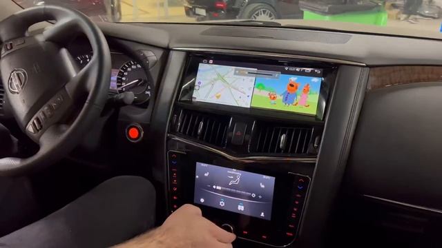 Nissan Patrol 62 - замена мультимедиа как Infiniti QX80 смотреть онлайн