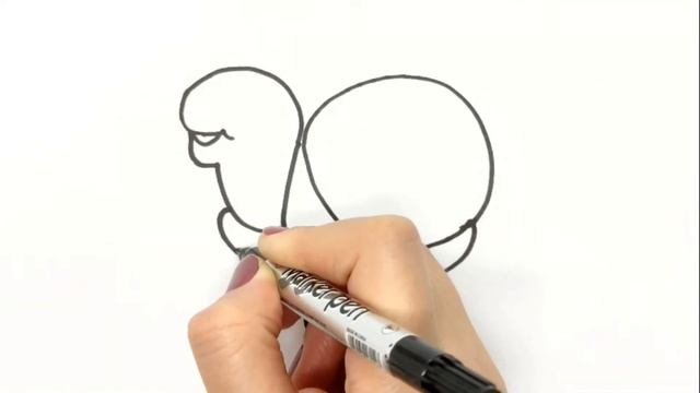 How to Draw a Turtle for Children | Как нарисовать черепаху детям | Bolalar uchun toshbaqani qanday смотреть онлайн