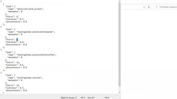 How to add Drinkable items to Tough as Nails | Minecraft