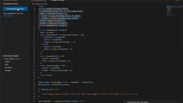 AI Doc Writer PHP Demo смотреть онлайн