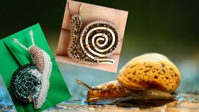 Брошки из бисера - для вдохновения. Улитки. Часть 3 смотреть онлайн