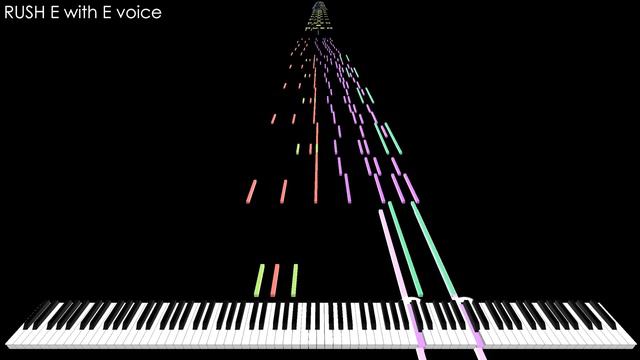 RUSH E with E voice piano! смотреть онлайн