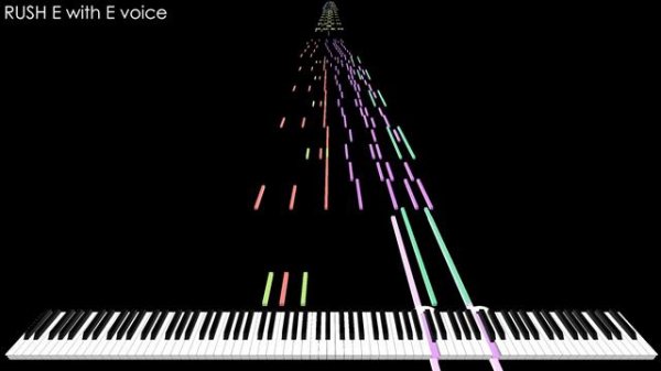 RUSH E with E voice piano!