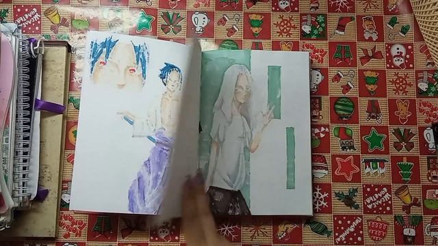 ||обзор на скетчбук||×Kasikome-des×||sketchbook Tour||