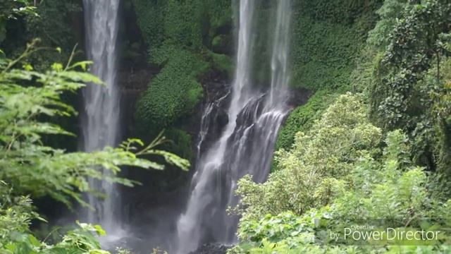 The best beautiful waterfall in Bali . Бали. Водопад Sekumpul смотреть онлайн