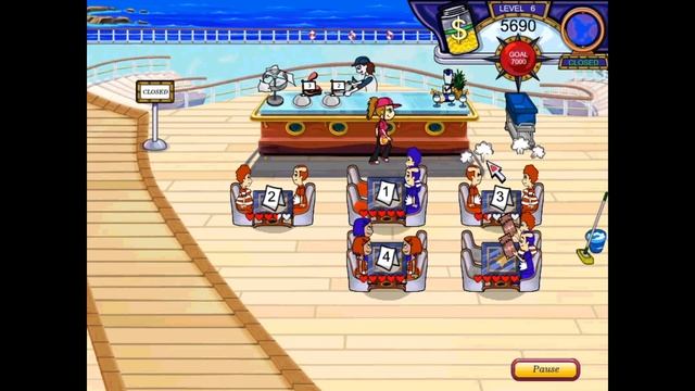 Diner Dash: Flo on the go - Levels 1-10 смотреть онлайн