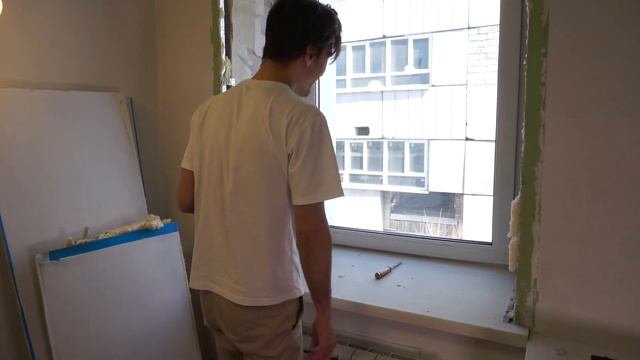 ДЕНЬ 1. Оконные откосы и подоконник из дерева смотреть онлайн