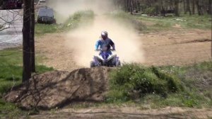 Квадрацикл Yamaha Raptor 700 в действии 2016
