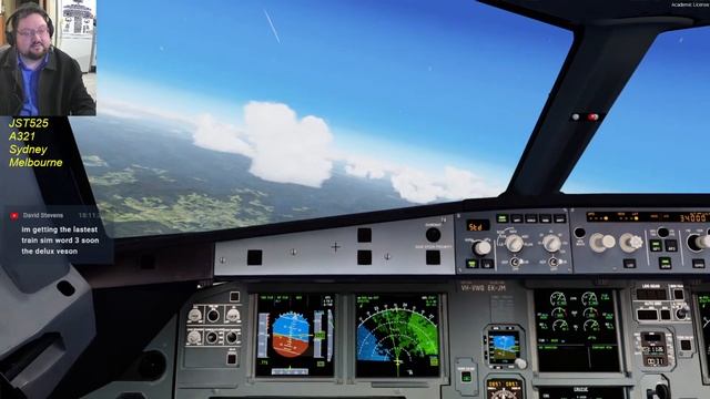 Prepar3d FSlabs A321 on Vatsim Panic Stations Melbourne смотреть онлайн