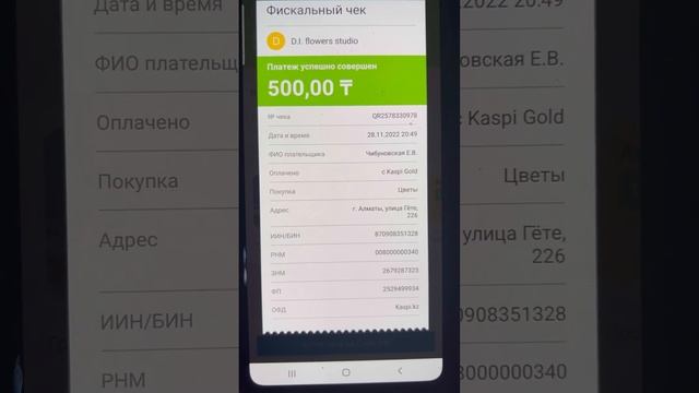 Кассовый аппарат в Kaspi Pay смотреть онлайн