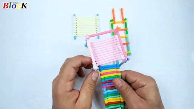 Educational Building Toy :How to make the Slide toy Create your own toy with smart stick blocks to смотреть онлайн