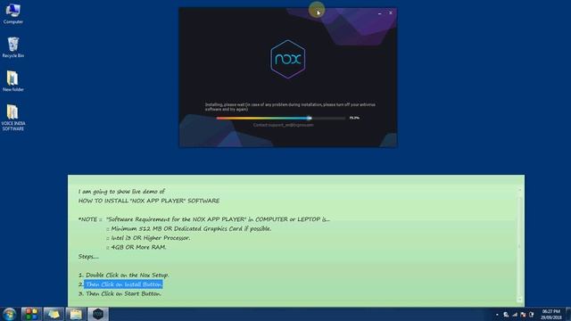 NOX Player Installation for Voice India WhatsApp Software смотреть онлайн