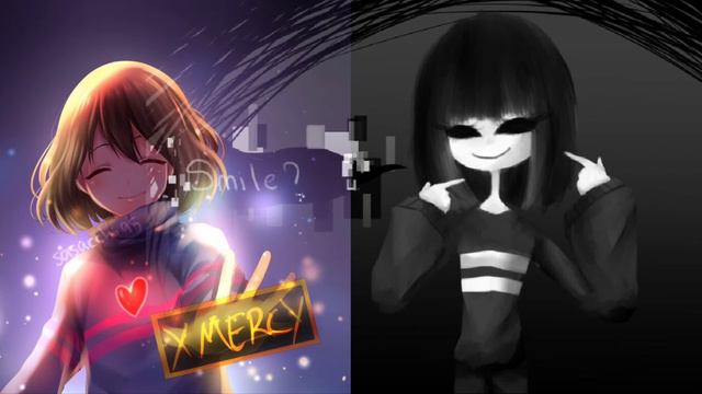 CORE !FRISK And Frisk || Stronger Than You Duet