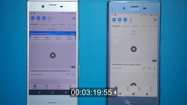 SONY XPERIA XZ1 VS XPERIA XZS!!! Speed Test Comparison in 2020 смотреть онлайн