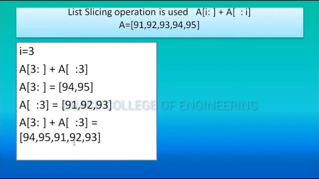 GRACECOE-GE3171-PROBLEM SOLVING & PYTHON PROGRAMMING –EX.NO.2(b)–CIRCULATE THE VALUES OF N VARIABLE смотреть онлайн