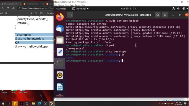 Tutorial : Installing C/C++ compiler and OpenMPI library in a Linux Virtual Machine смотреть онлайн