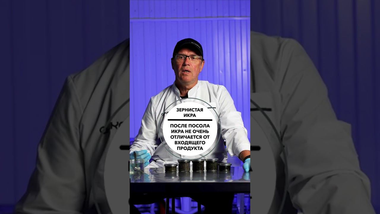 Особенности зернистой икры / Настоящая астраханская черная икра #shorts смотреть онлайн