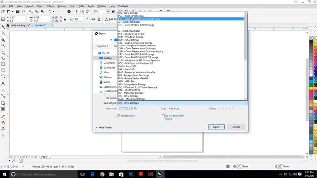 HOW TO EXPORT IMAGE FROM COREL DRAW TO PHOTOSHOP смотреть онлайн
