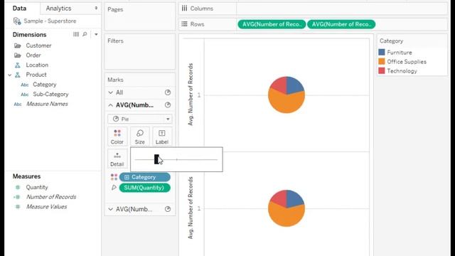 Tableau Mini Tutorial: Labels inside Pie chart смотреть онлайн