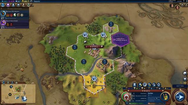 Civ 6 Gorgo, Greece | SP | Game 2 | GOTM25 | Part 2 - Say yer prayers varmint! смотреть онлайн