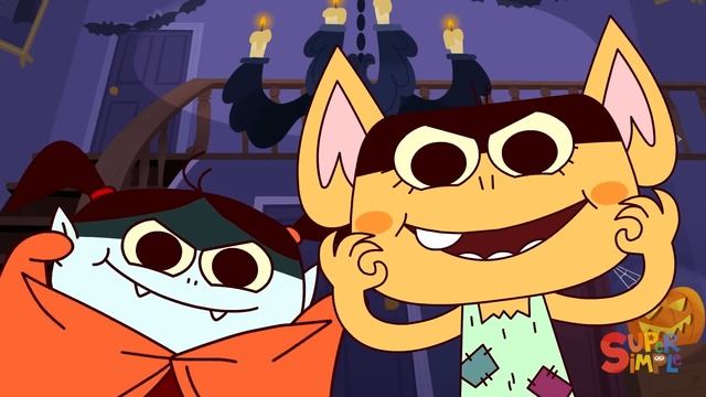 Let's Decorate The House For Halloween | Super Simple Songs смотреть онлайн