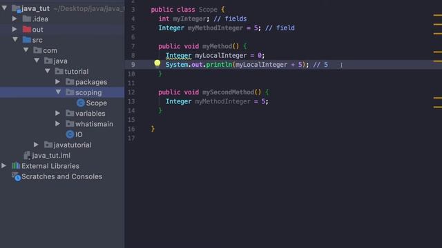 Introduction To Java for Beginners Part 5: Scope, Operators, and Expressions смотреть онлайн