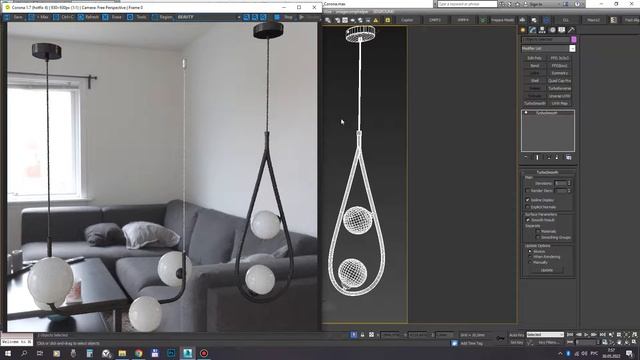 Люстра Freya Perlina. 3ddd