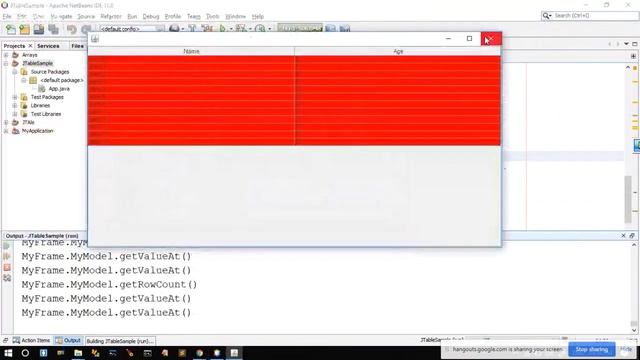 JTable in Swing | java | Create Window Application | Hindi 2019 смотреть онлайн