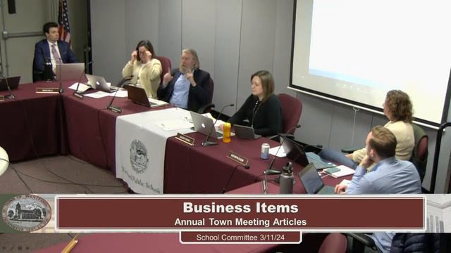 Westford, MA - School Committee Meeting - March 11th, 2024 смотреть онлайн