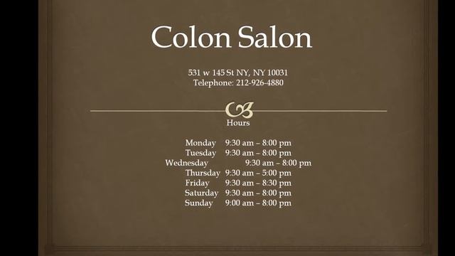 Colon Salon смотреть онлайн