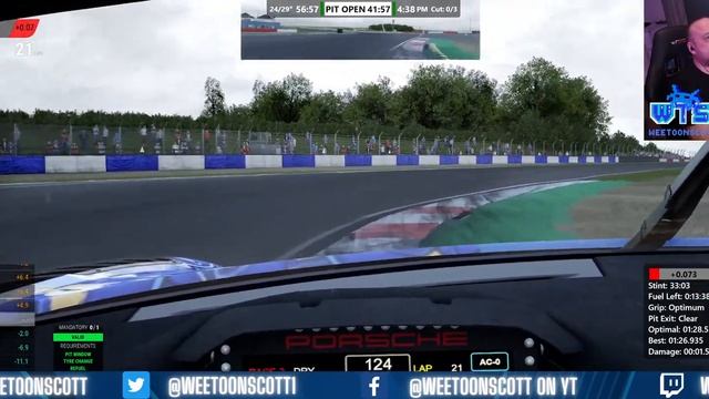 ACC LSR Mid Week League Season 3 Donington Porsche 992 смотреть онлайн
