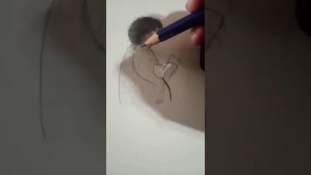 Fast sketching my co-intern part 1- art vlog Watch till the end ?? #dfndraws #DFN смотреть онлайн
