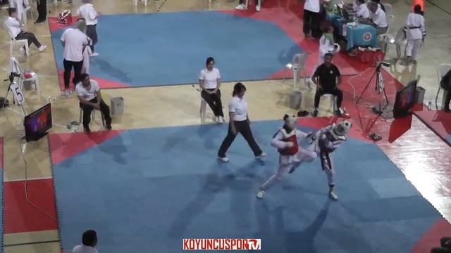 49kg Eray Cap vs Ceyhun Ozer (2017 Turkish Cadet TKD Championships) смотреть онлайн