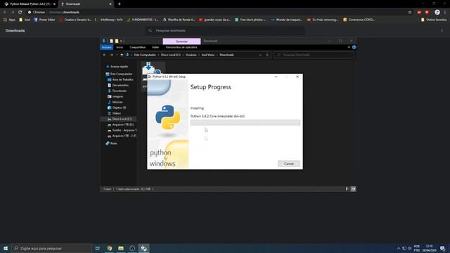 Como Instalar o Python 3.8.2 - Vídeo Aula смотреть онлайн