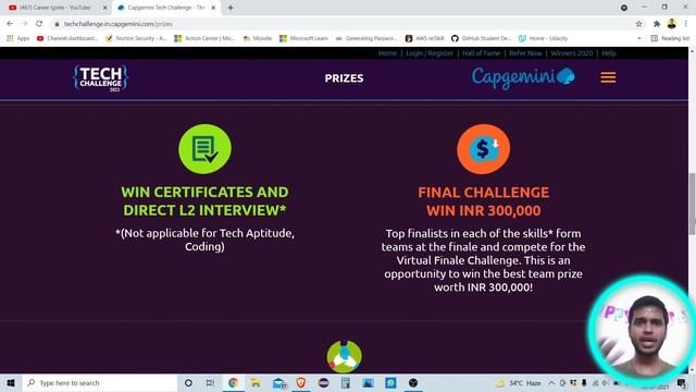 Capgemini Tech Challenge 2021 | Get Free Certificate & Goodies | Hackathon for Java, Python, AWS смотреть онлайн