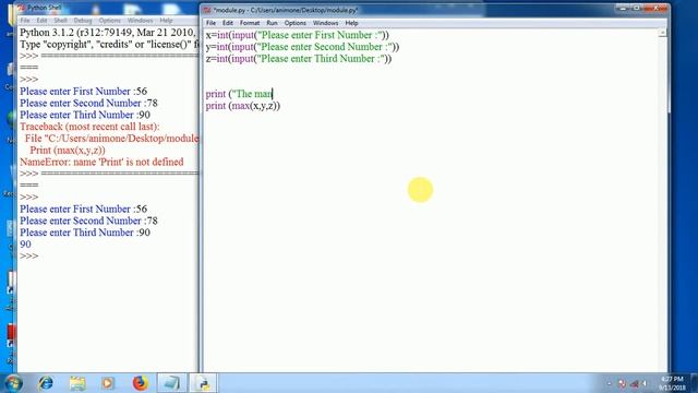 Python Tutorial for Beginners 6 Save and Run Python files (English) Anna University смотреть онлайн