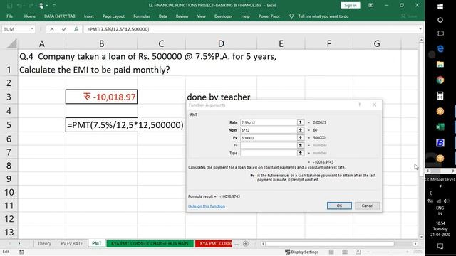 Financial Function Excel Online Class 21.4.2020 смотреть онлайн