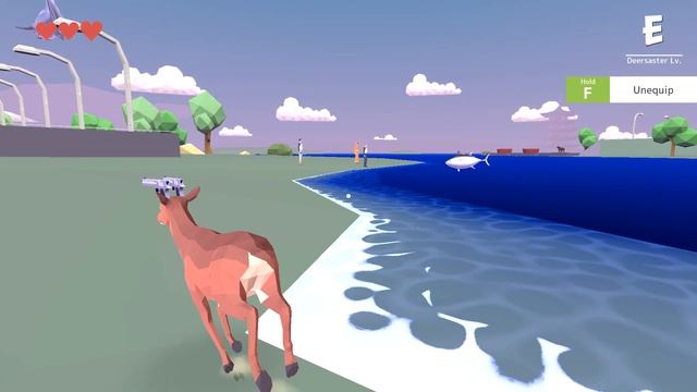 THE FUNNIEST GAME EVER! - Deer Simulator смотреть онлайн