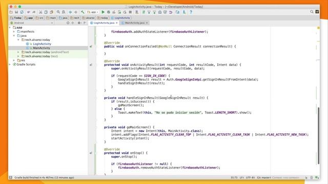 Firebase: Login Google en Android смотреть онлайн