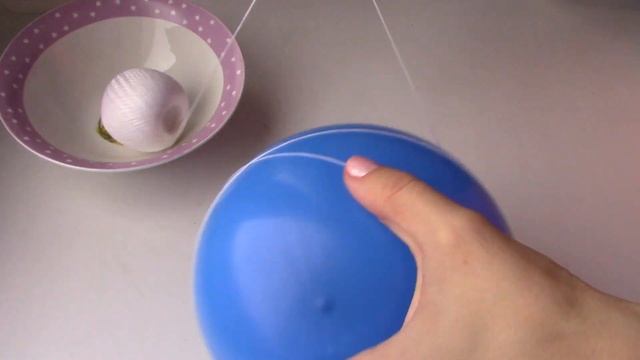 Как сделать шар из ниток и клея смотреть онлайн