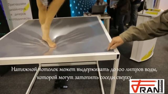 Натяжные потолки в Калуге. Девушка танцует на натяжном потолке смотреть онлайн