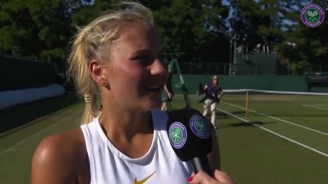 Marta Kostyuk's Post-match Interview After Wimbledon Qualifying Win