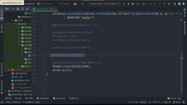 TestNG Assertions in selenium | Soft & Hard assertions in detail смотреть онлайн